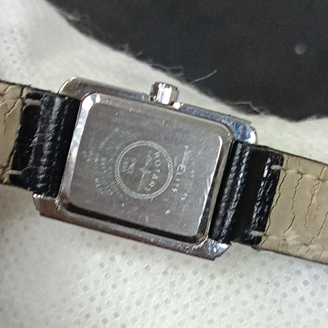 Montre Rotary élite femme original plaqué or blanc