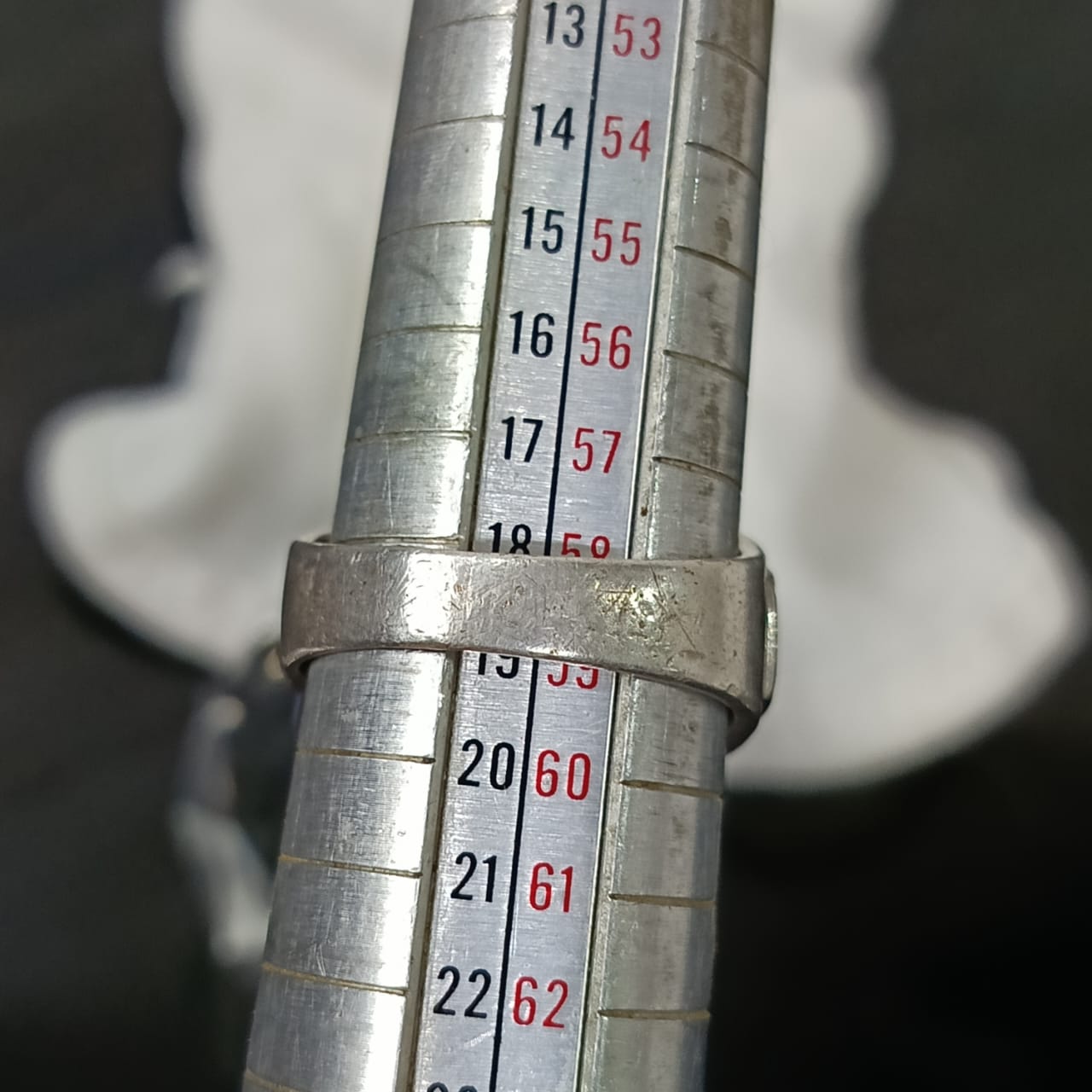 خاتم فضة بحجر أونيكس