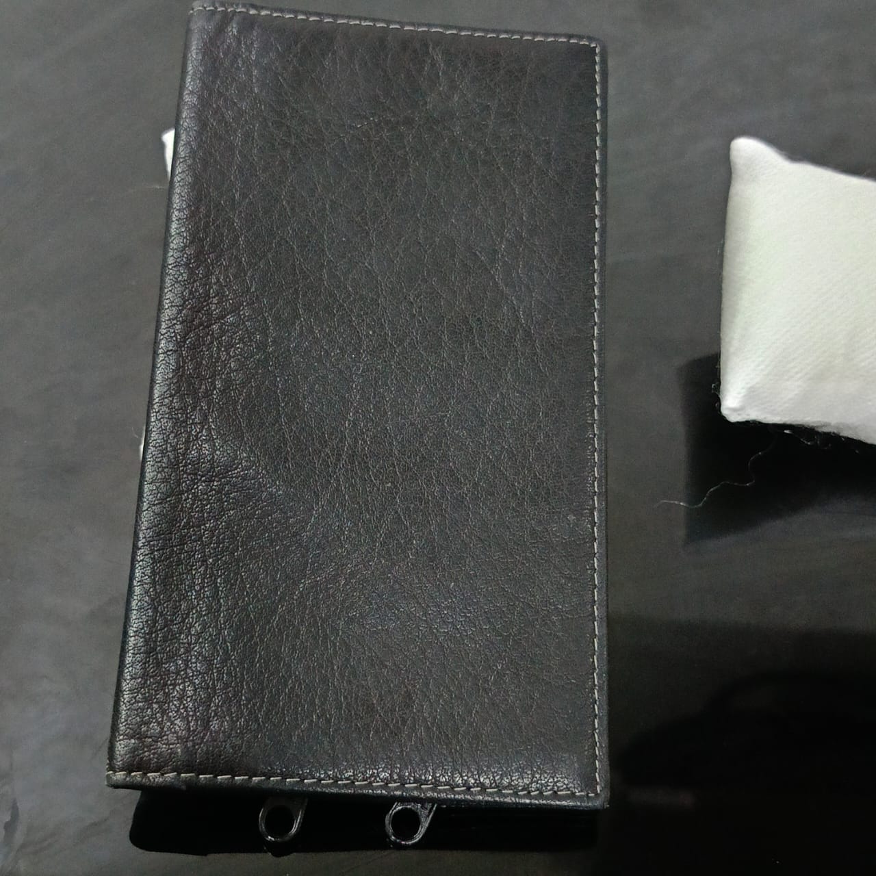 Portefeuille biker en cuir vintage