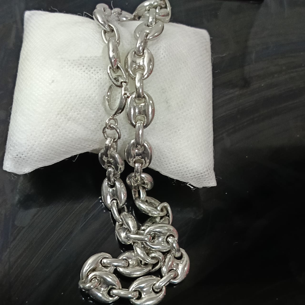 سلسلة بلاكي أبيض ثقيلة