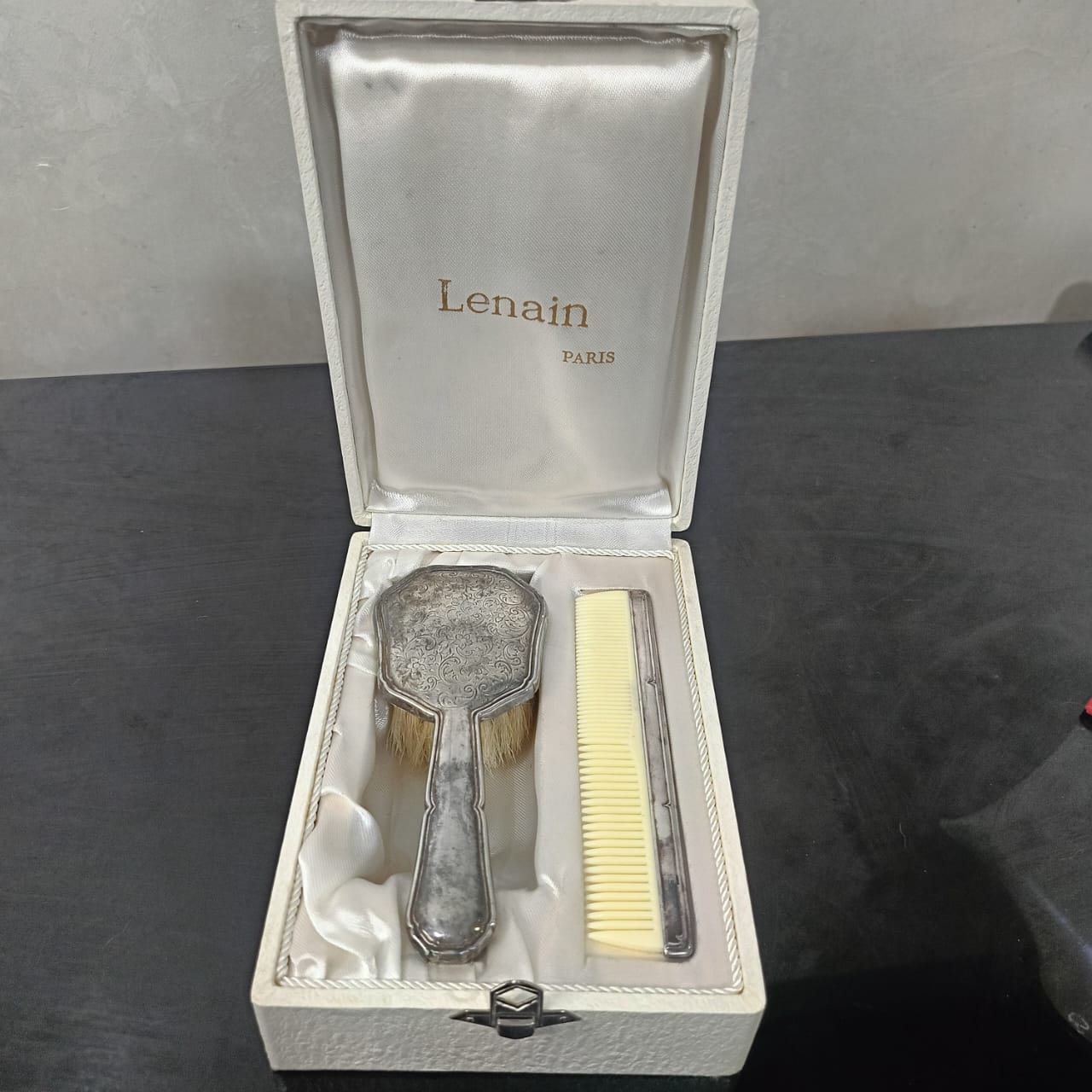 Coffret lenain paris argent