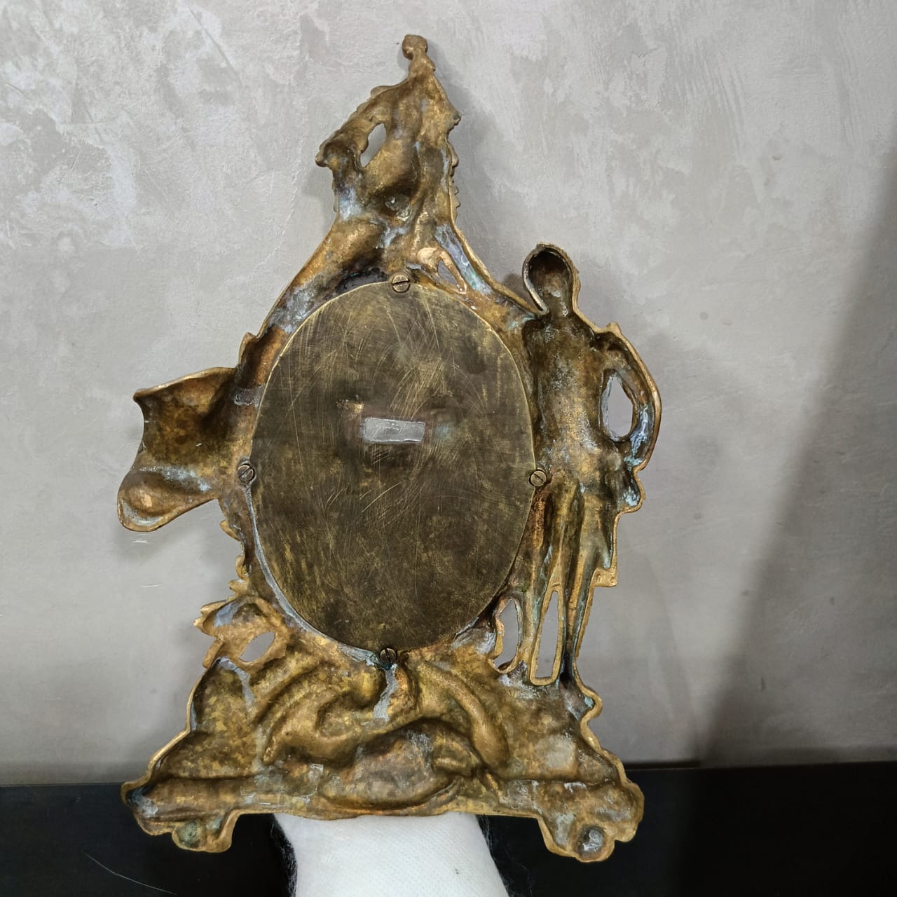 Cadre style Napoléon 3 en bronze vintage original