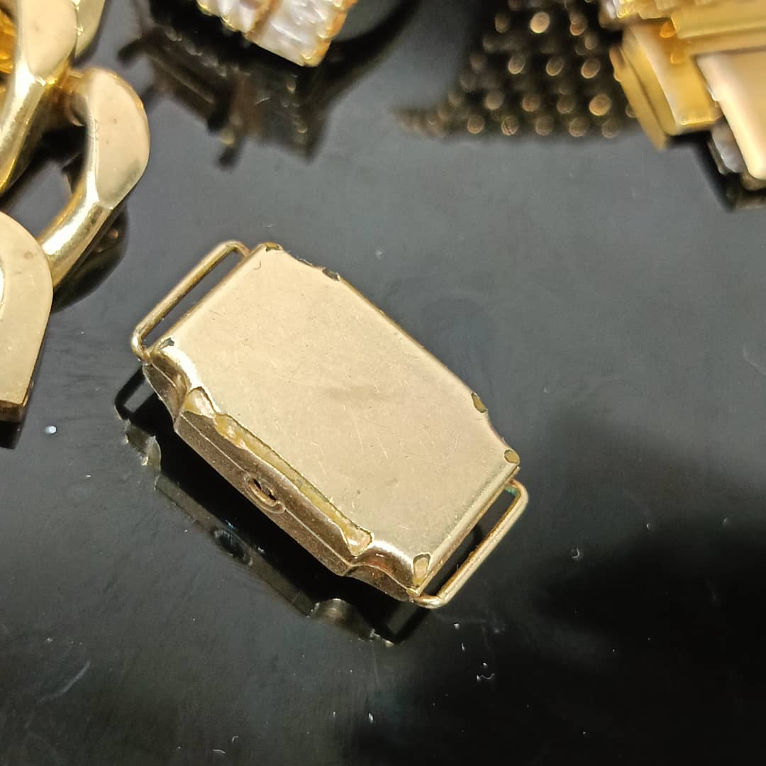 Lot en plaqué or vintage