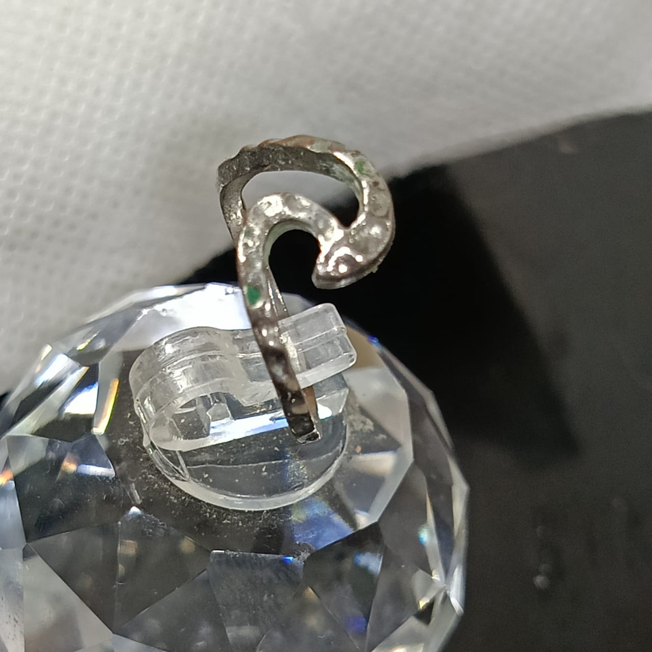 خاتم بلاكي أبيض