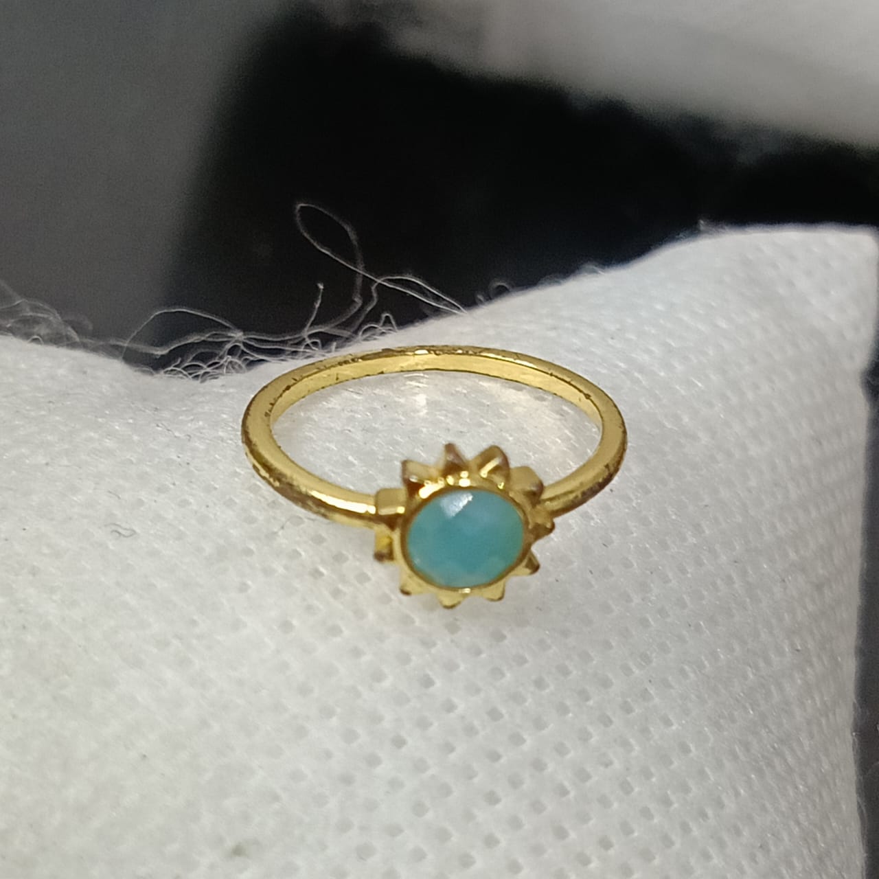 خاتم بلاكي أصفر