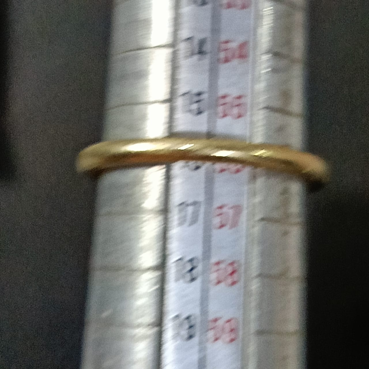 خاتم بلاكي أصفر