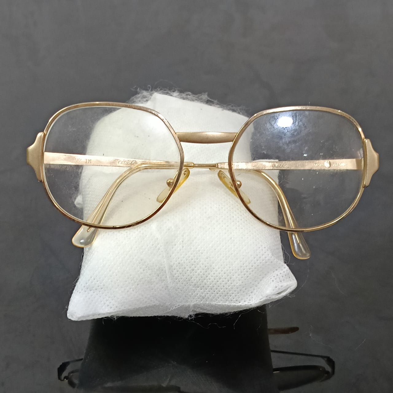 Cadre du lunette flexyl plaqué or 18k