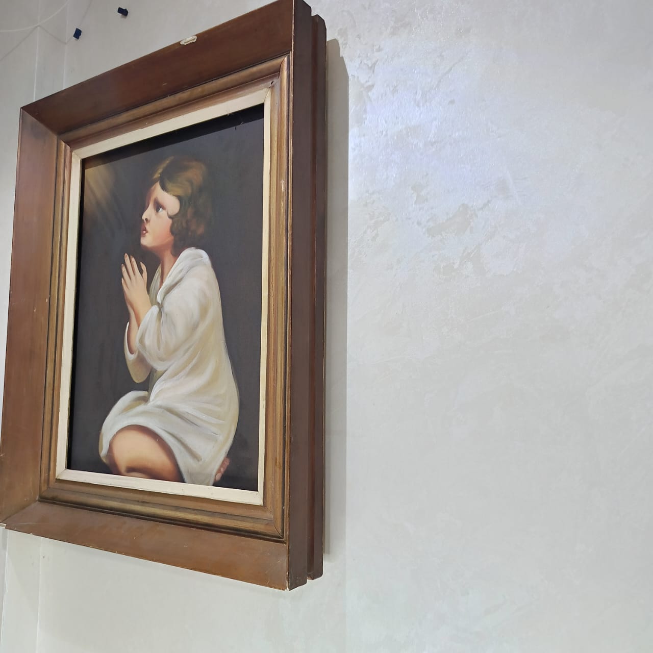 Ancien tableau vintage sur toile