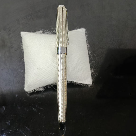 Stylo Parker sonnet USA original plaqué or blanc