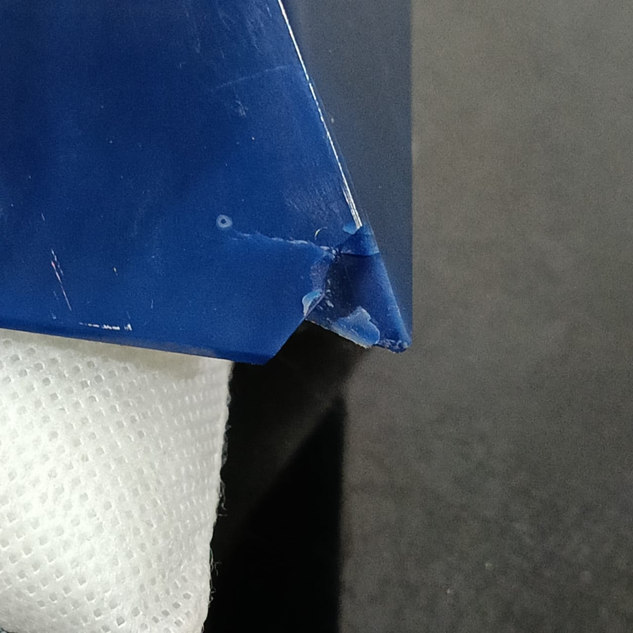 هرم من حجر عقيق أزرق طبيعي ديكور