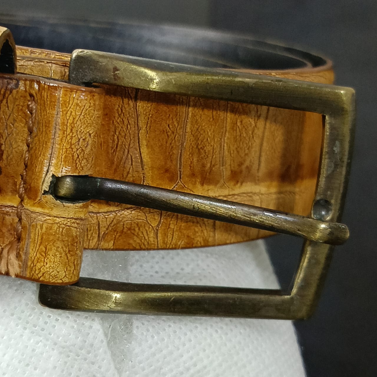 Ceinture en cuir vintage original