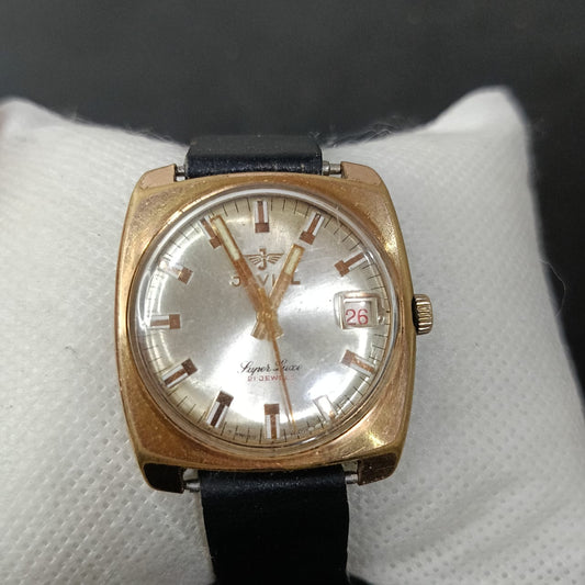 Montre jovial Suisse mécanique plaqué or vintage original