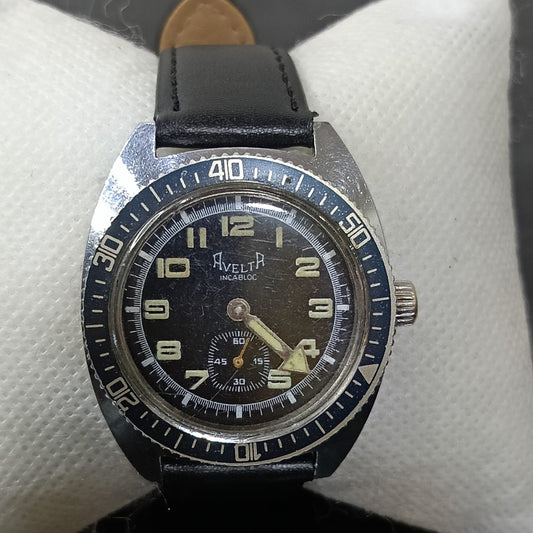 Montre avelta plongée mécanique vintage original