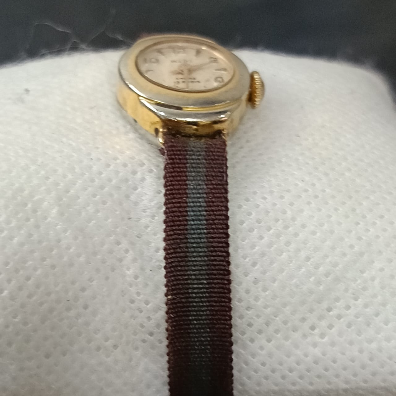 Montre kivi femme mécanique plaqué or vintage original