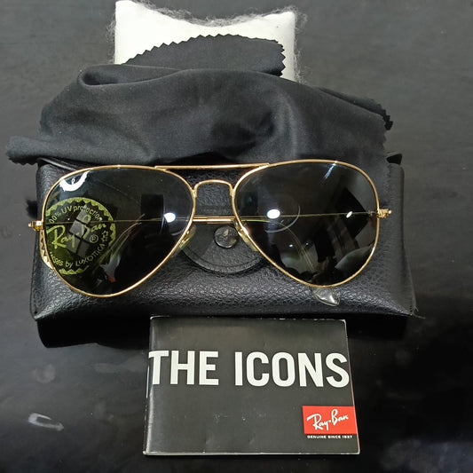 Lunette ray ben Rb original plaqué or neuf