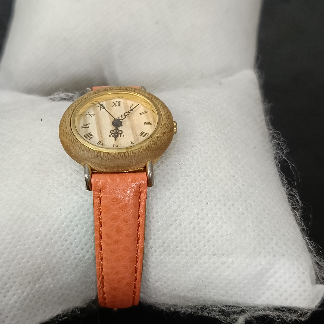 Montre femme quartz original en bois