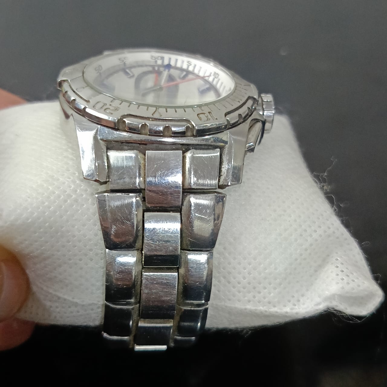 Montre Festina homme acier original