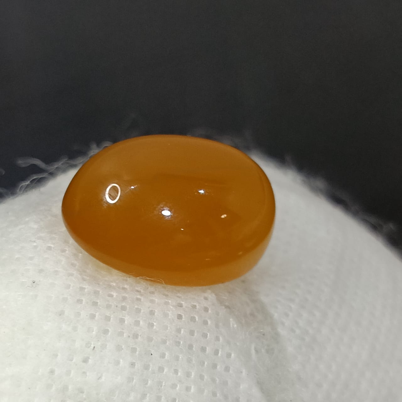 فص حجر عقيق طبيعي