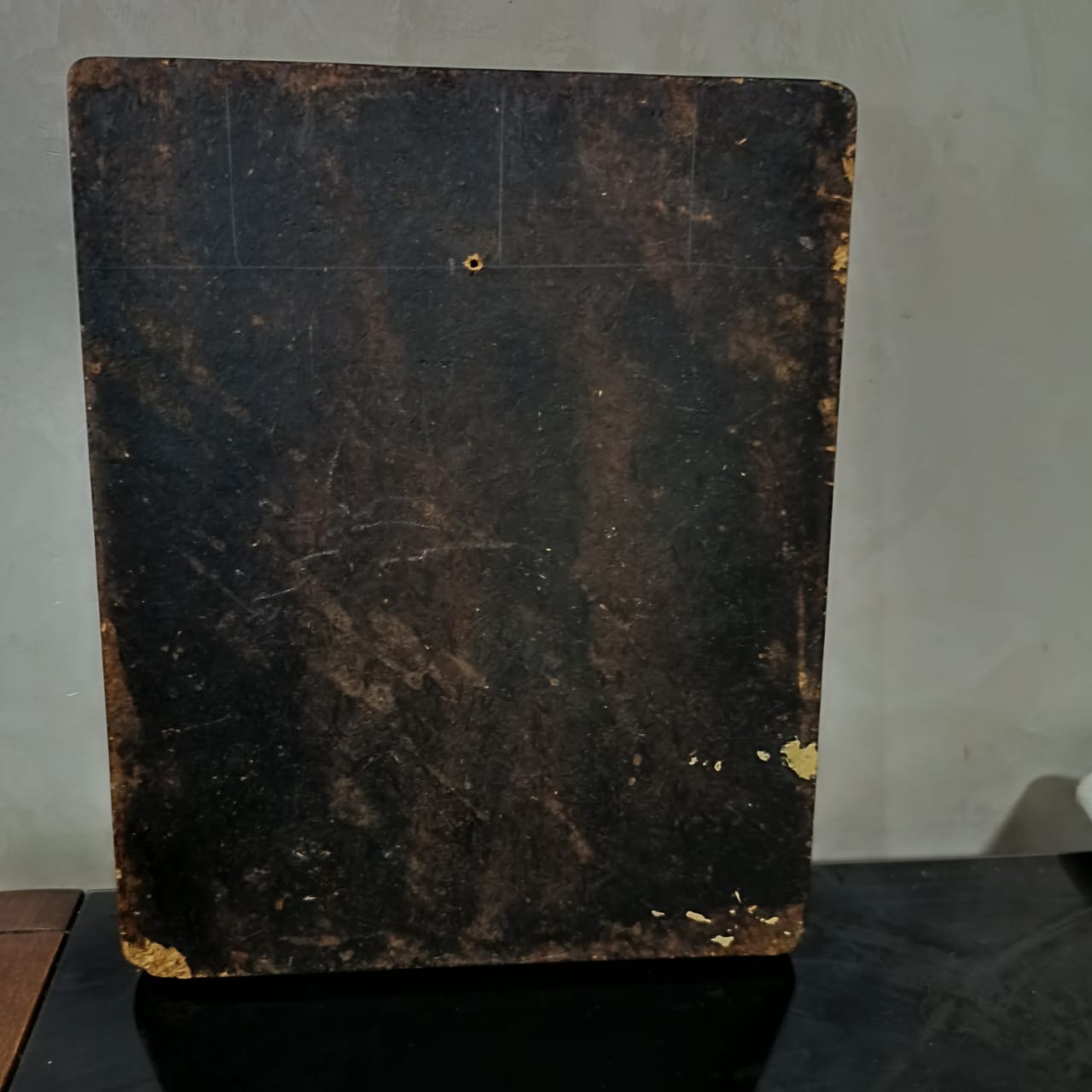 Ancien tableau vintage réplique sur bois