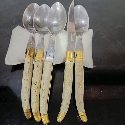 05 معالق عتيقة ماركة laguiole France