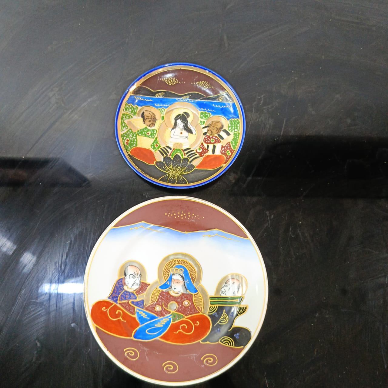 02 plats Art déco original vintage