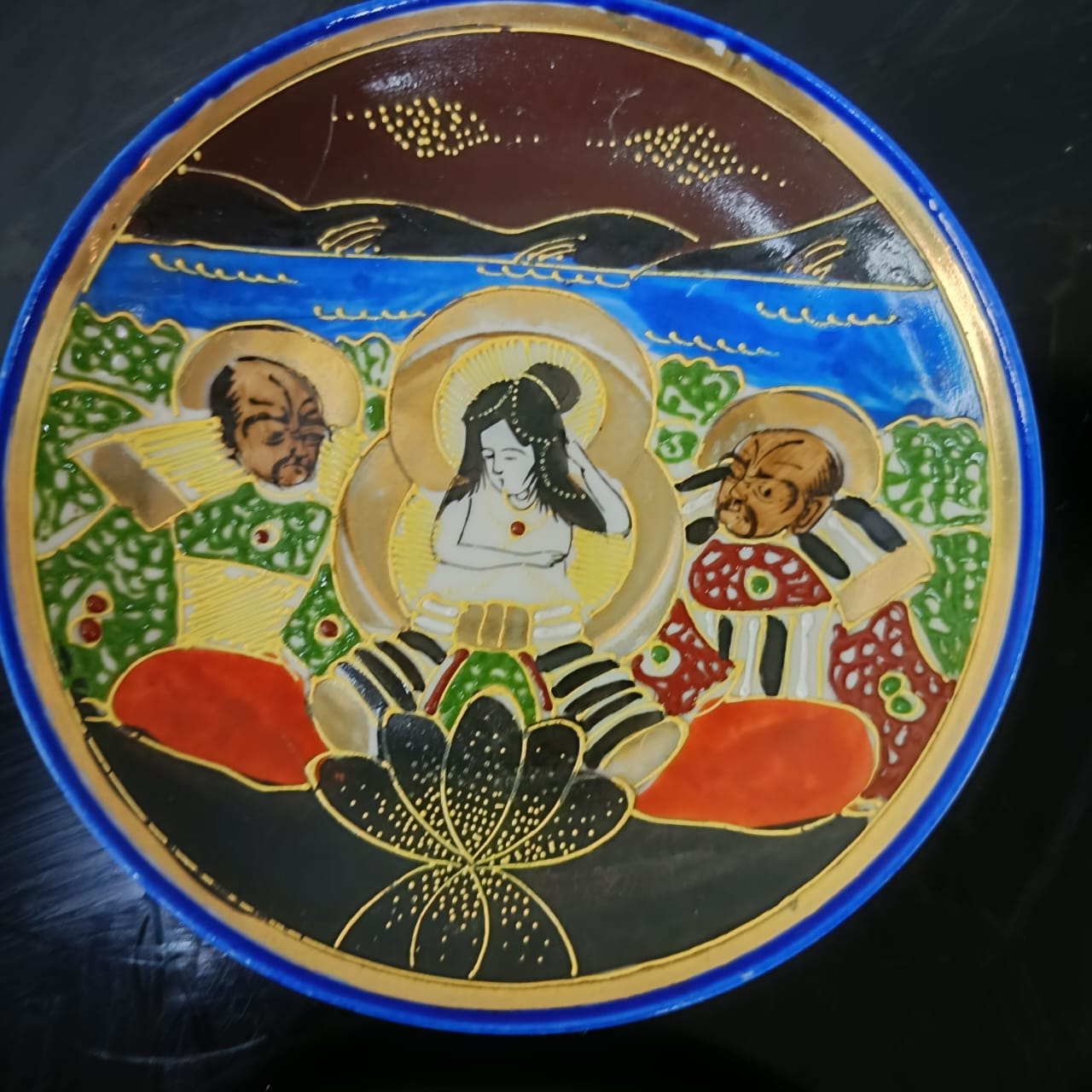 02 plats Art déco original vintage