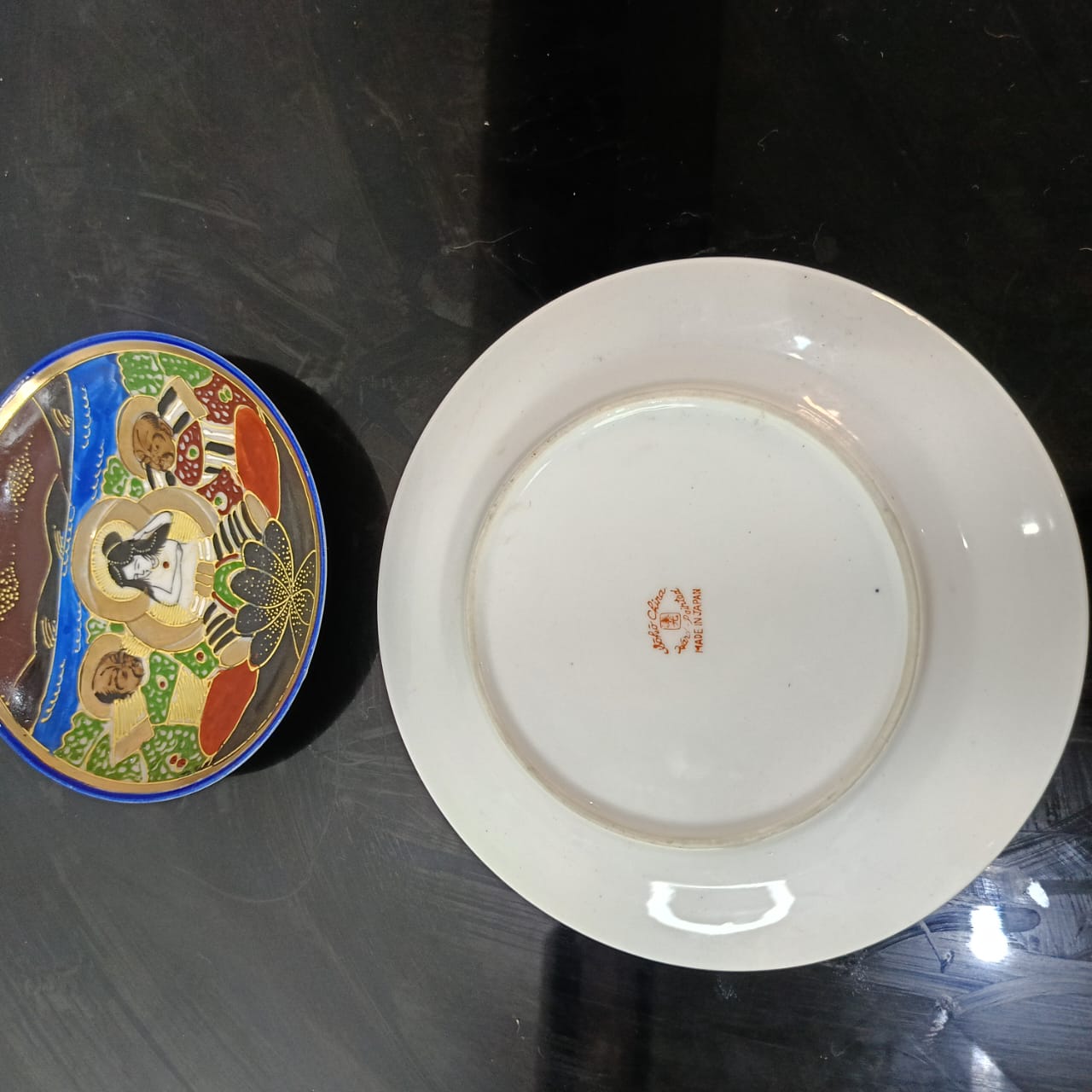 02 plats Art déco original vintage