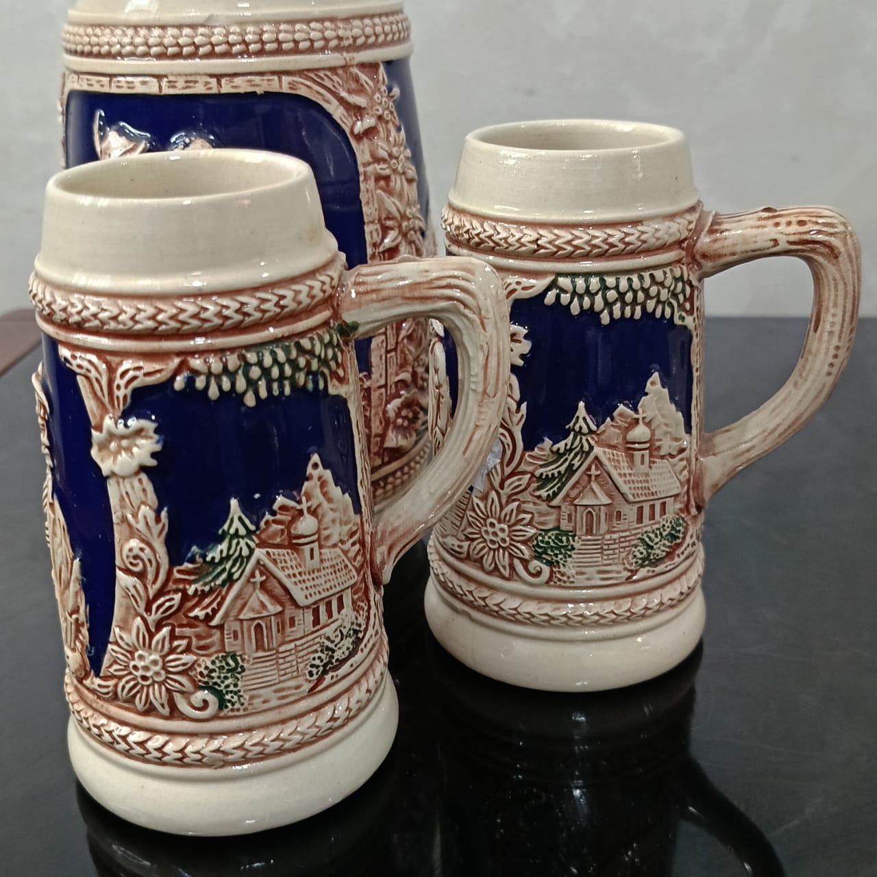 03 pièces Art déco original vintage rare