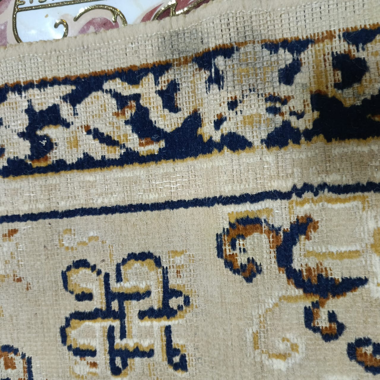 Ancien tapis vintage original