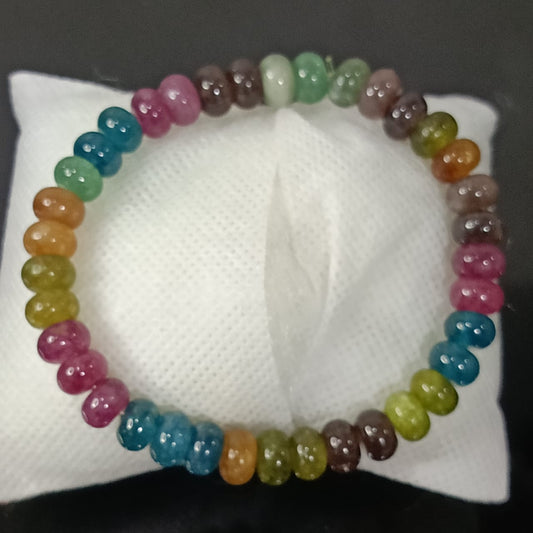 سوار تحفة بحجر تورمالين طبيعي