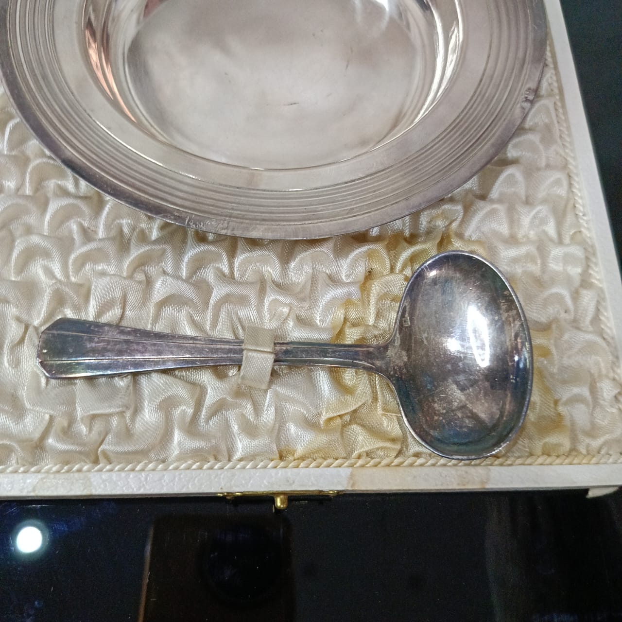 طقم فرنسي عتيق فضة