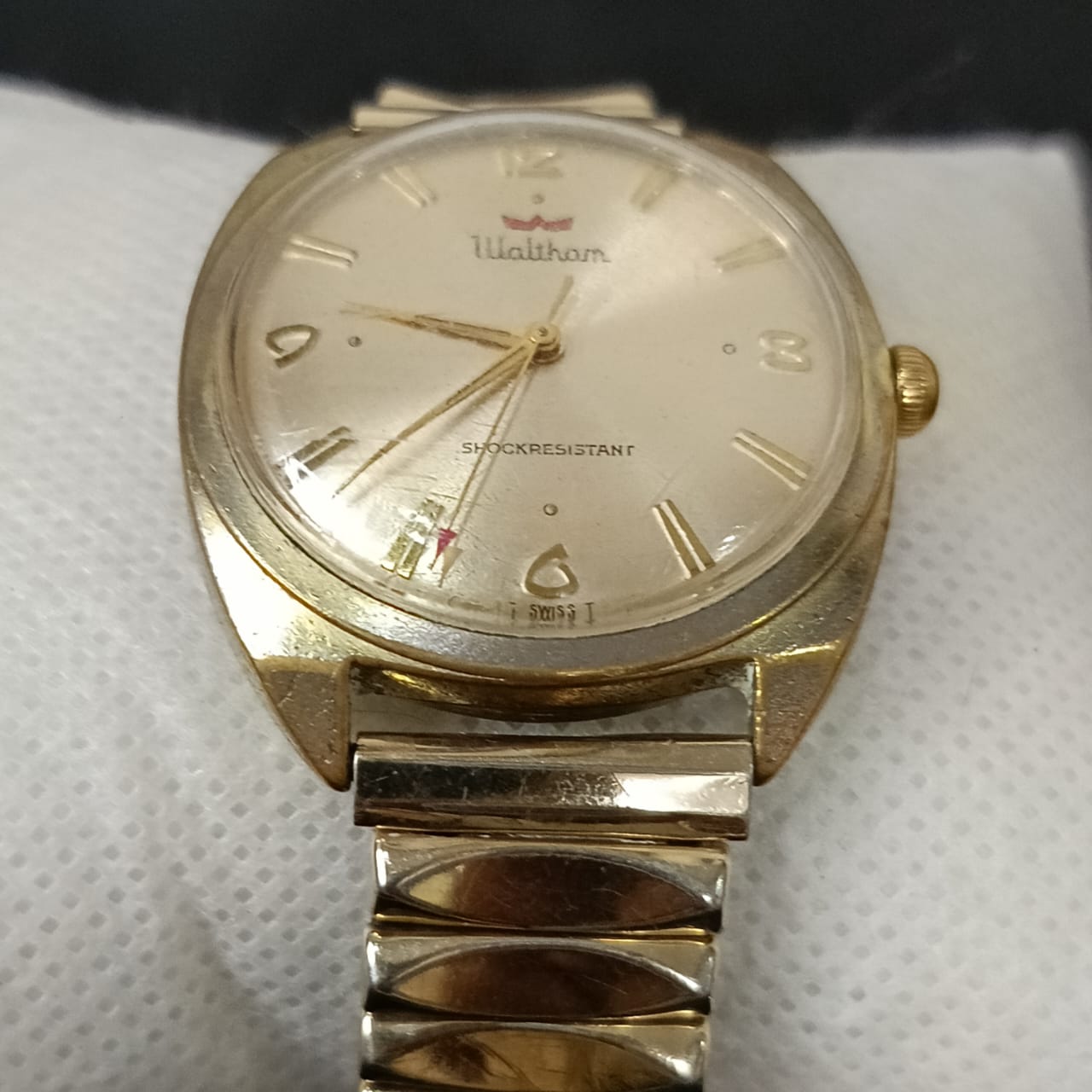 Montre walthman mécanique vintage original plaqué or