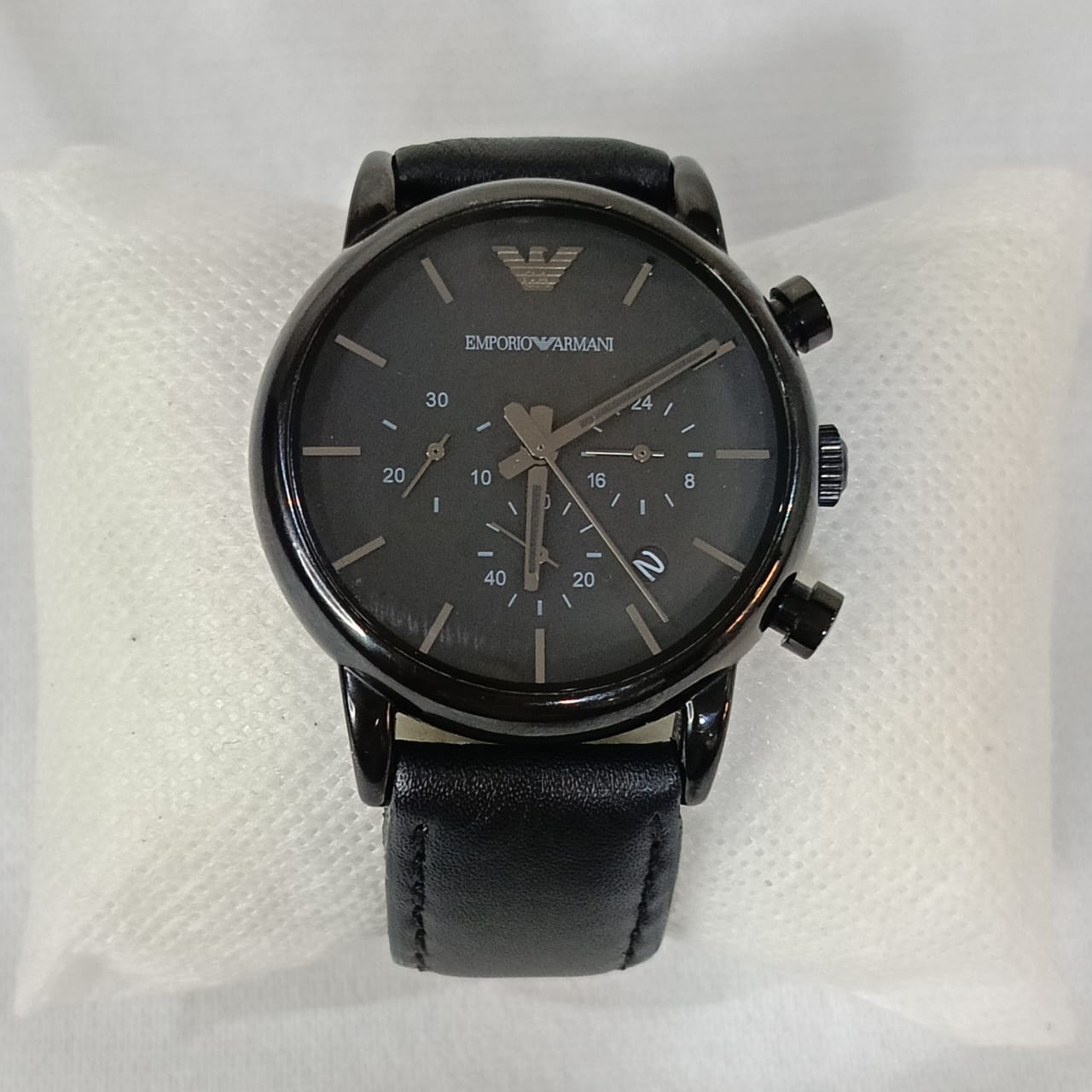 Montre emporio Armani homme plack plack chronographe Quartz