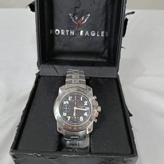 Montre north eagle automatique choronographe original