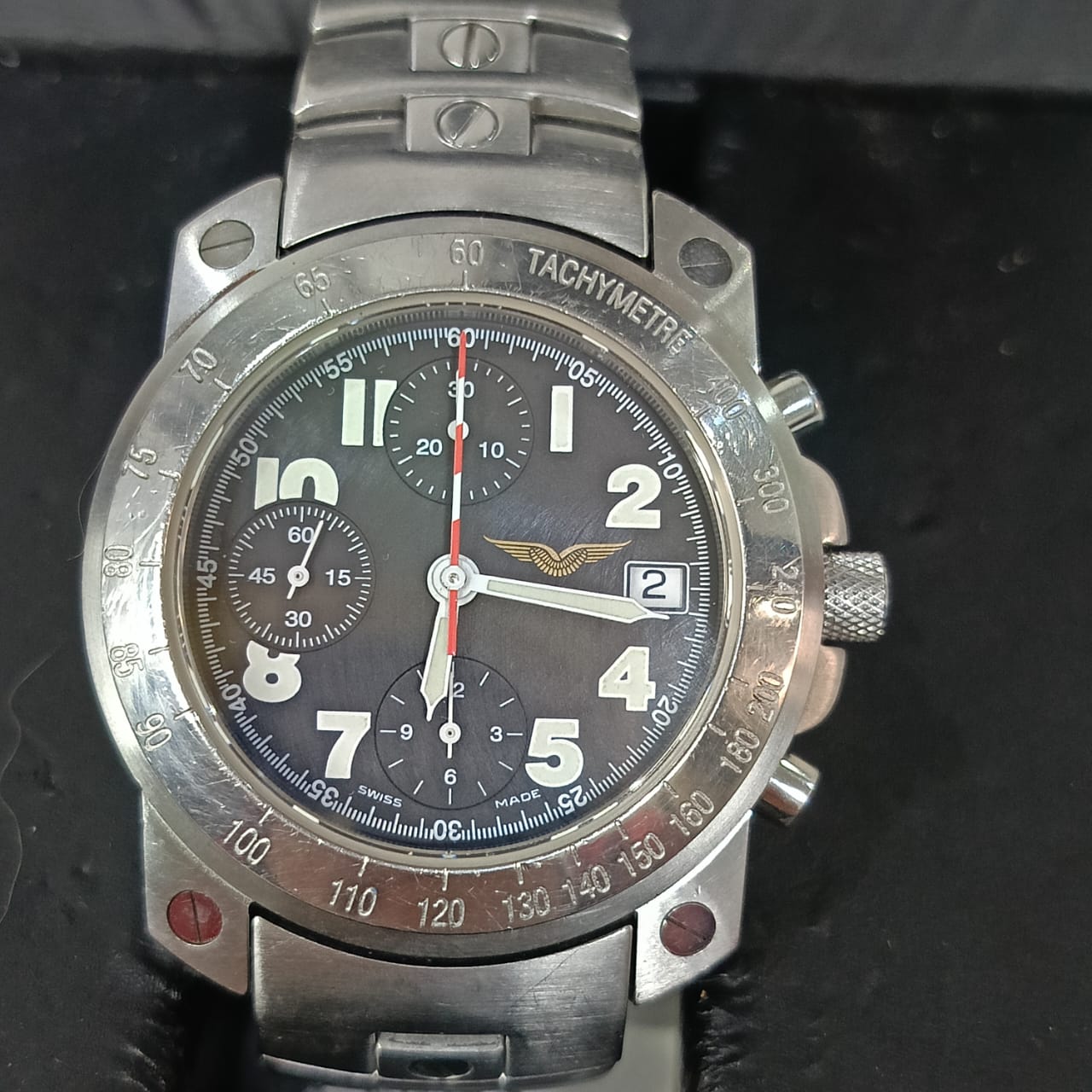Montre north eagle automatique choronographe original