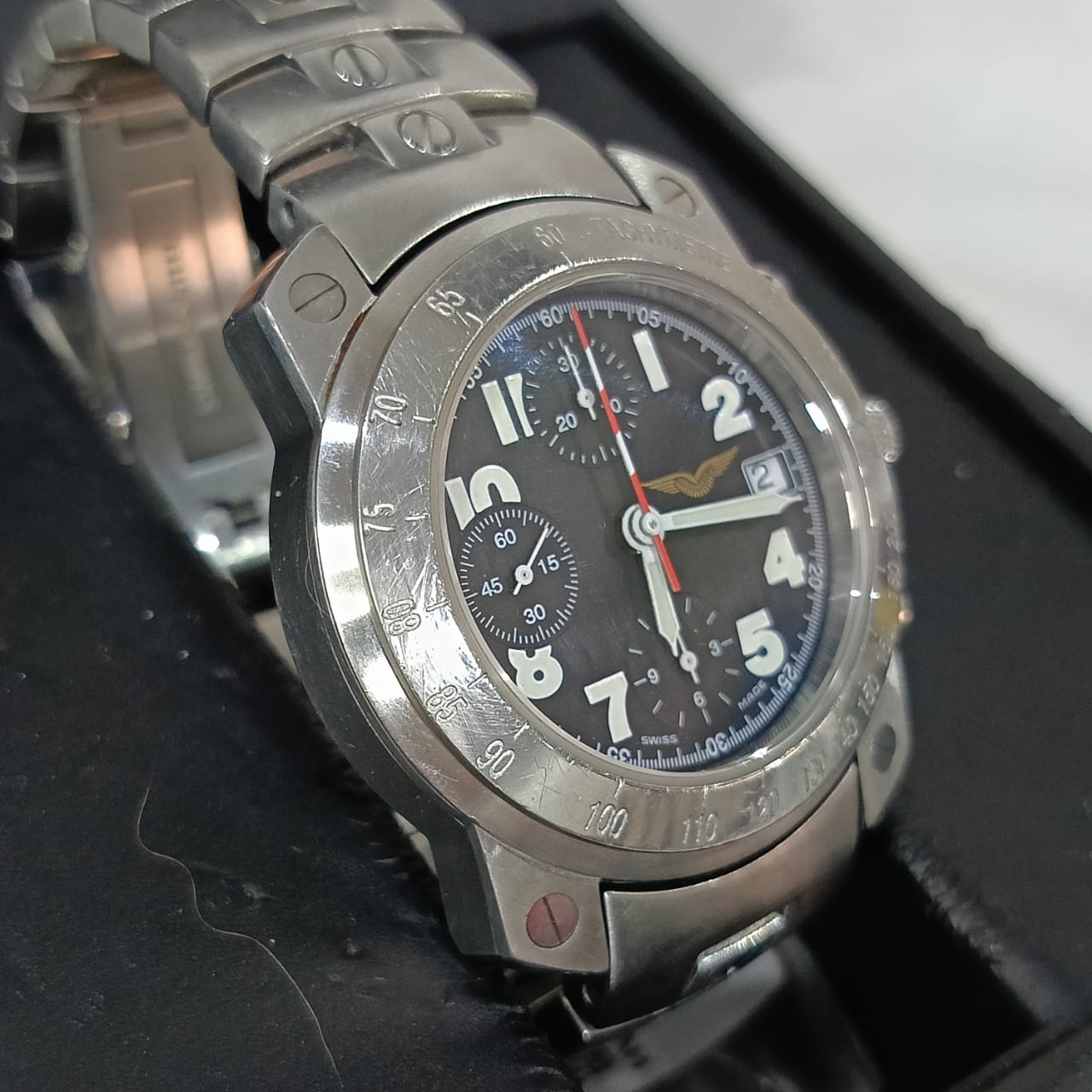 Montre north eagle automatique choronographe original