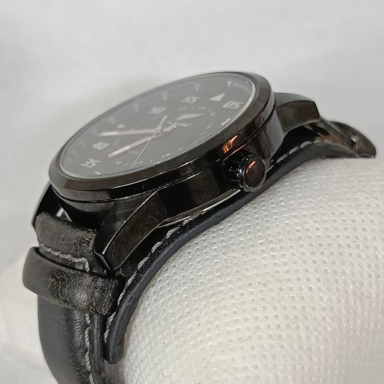 Montre all placks placks en cuir vintage original Quartz