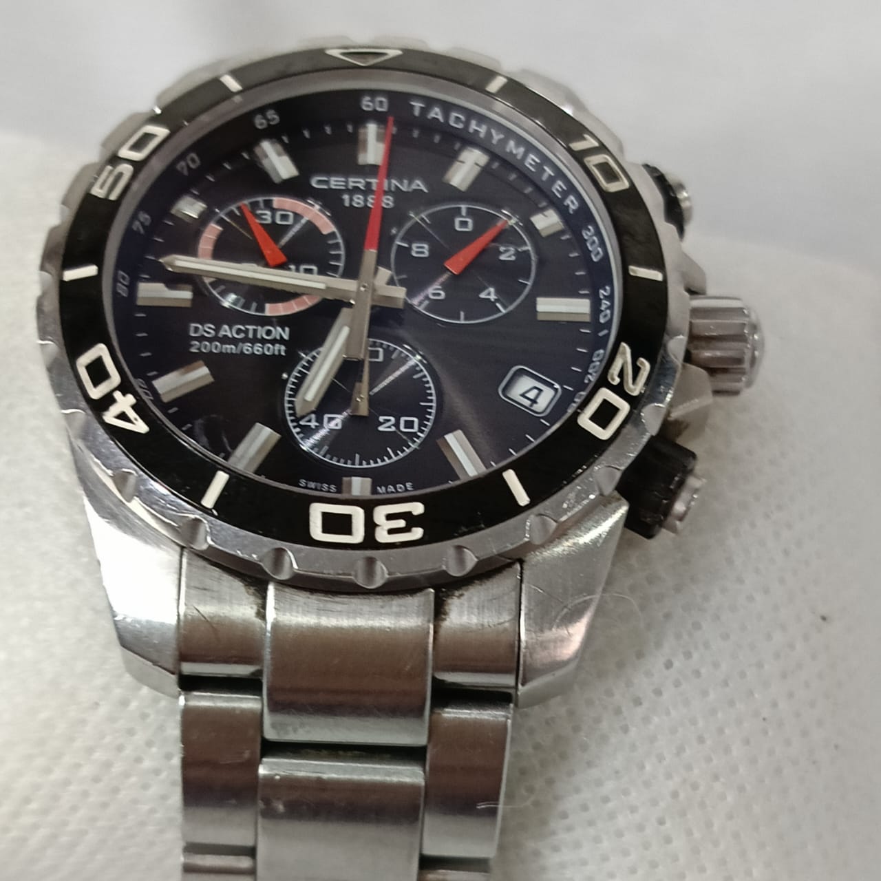 Montre certina DS action original Quartz cronographe