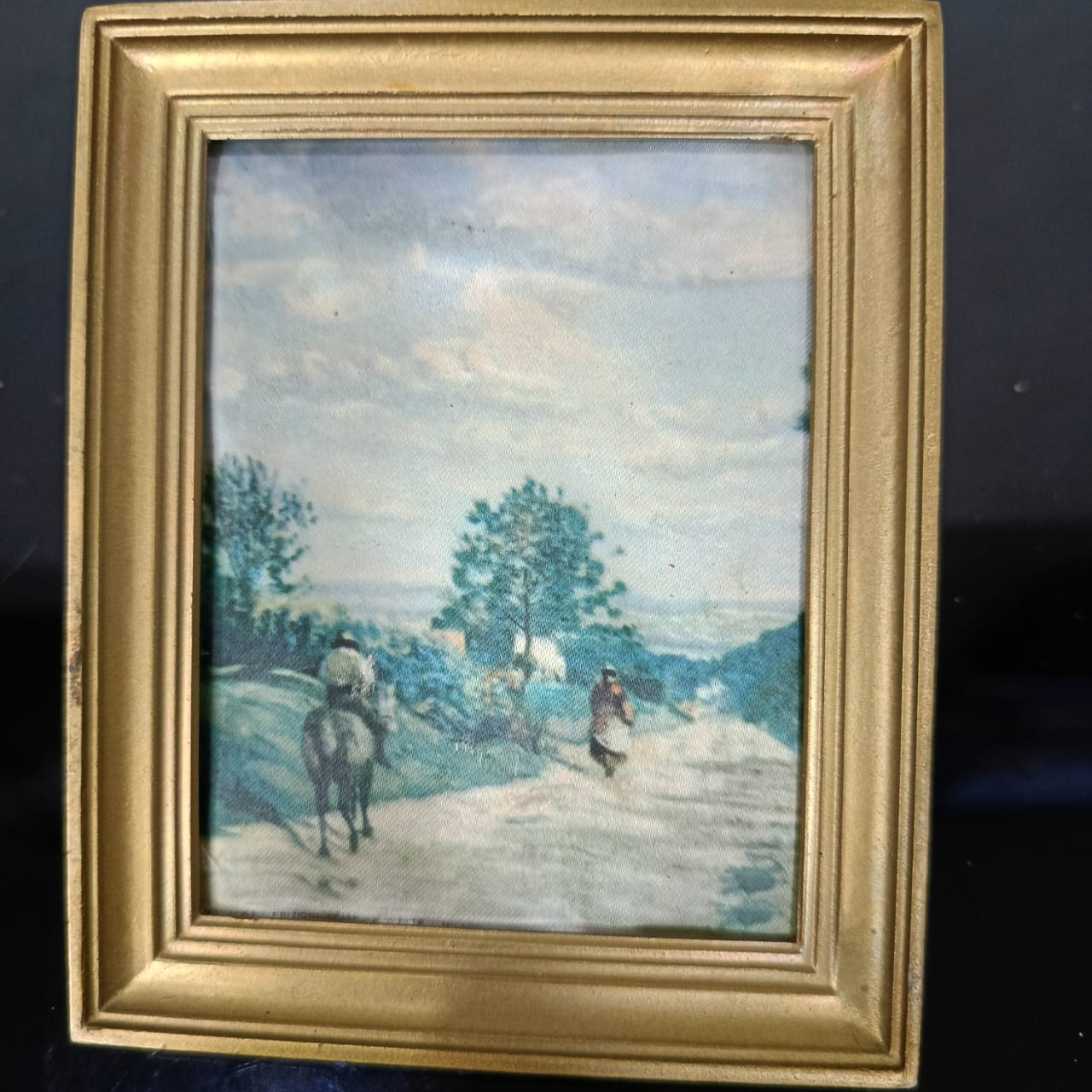 Deux tableaux sur soie