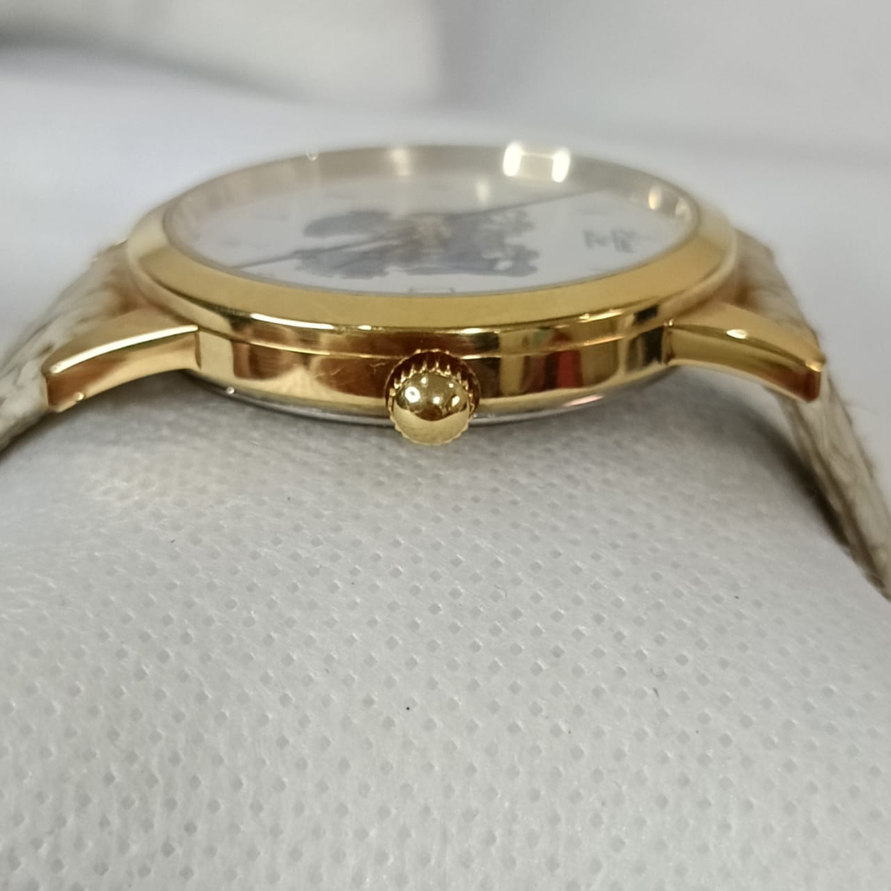 Montre muslima مسلمة automatique suisse original en plaqué or 10m