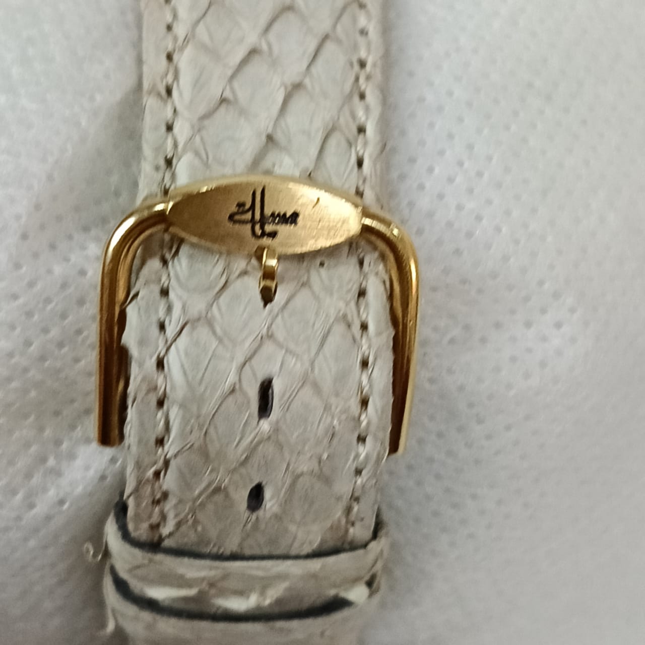 Montre muslima مسلمة automatique suisse original en plaqué or 10m