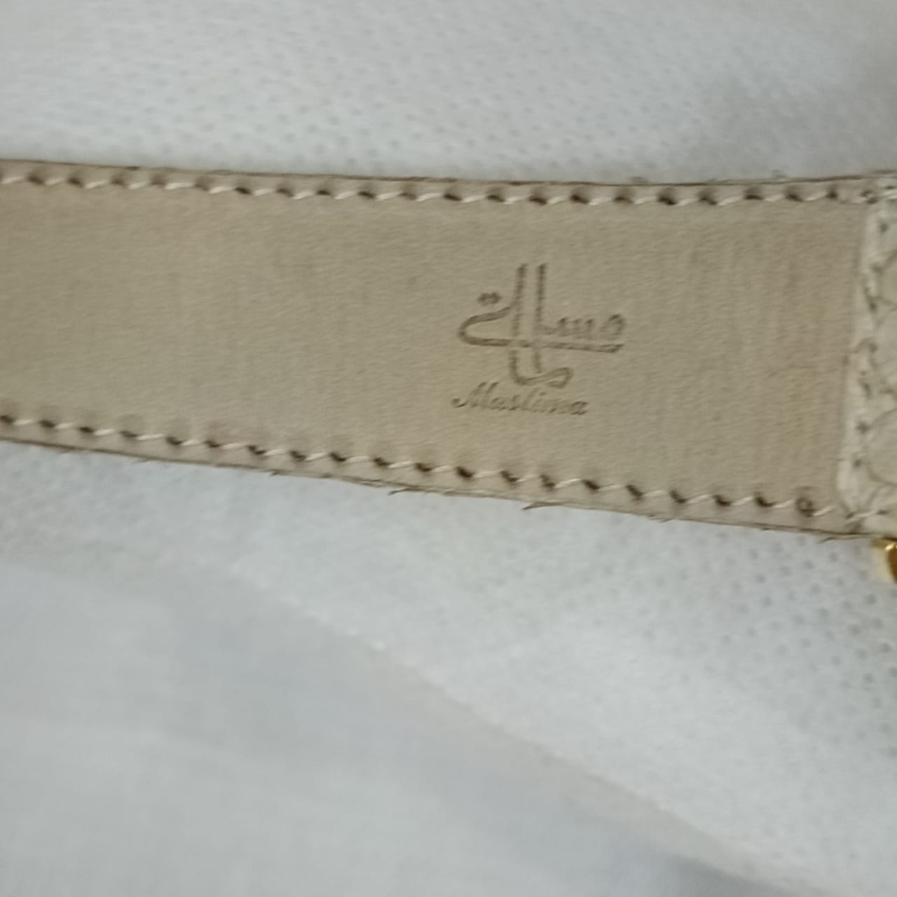 Montre muslima مسلمة automatique suisse original en plaqué or 10m