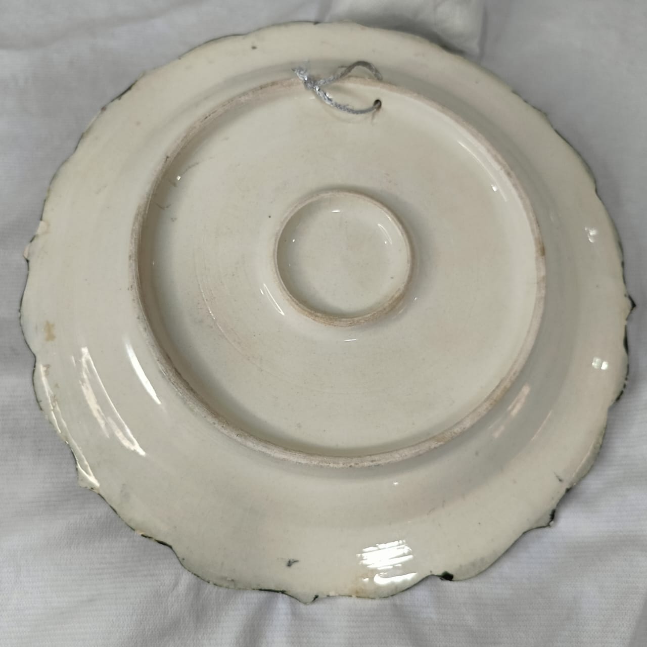 Ancien plat porcelaine art déco original