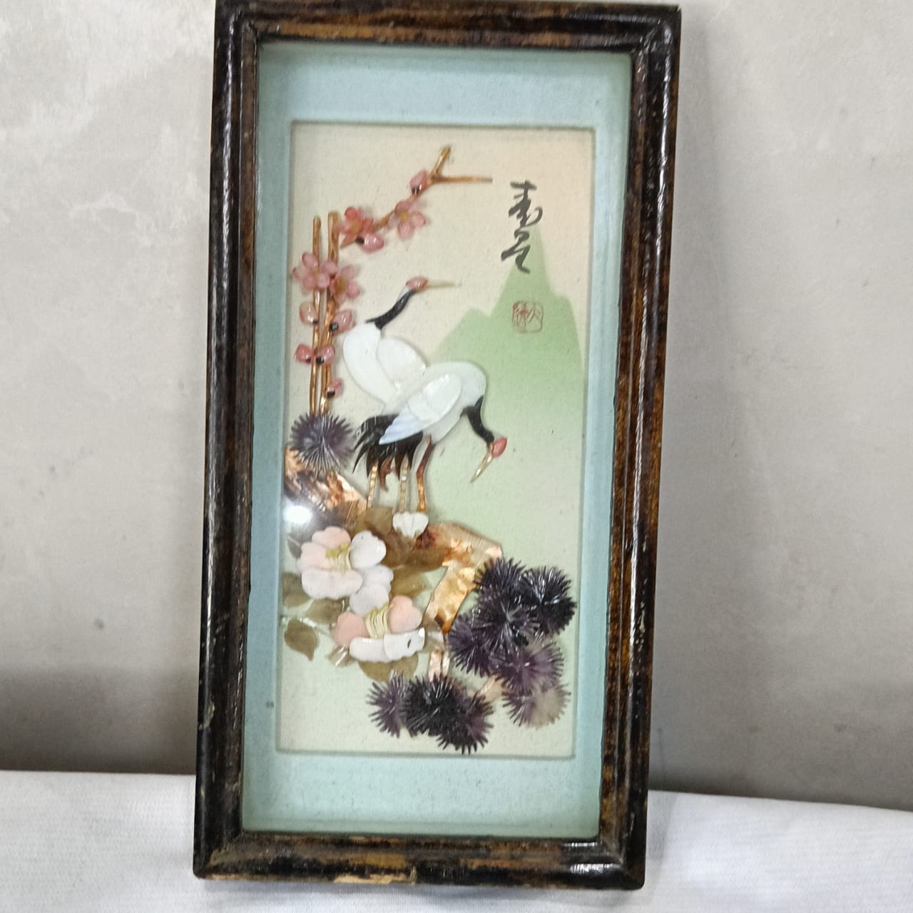 Ancien tableau vintage japonais original