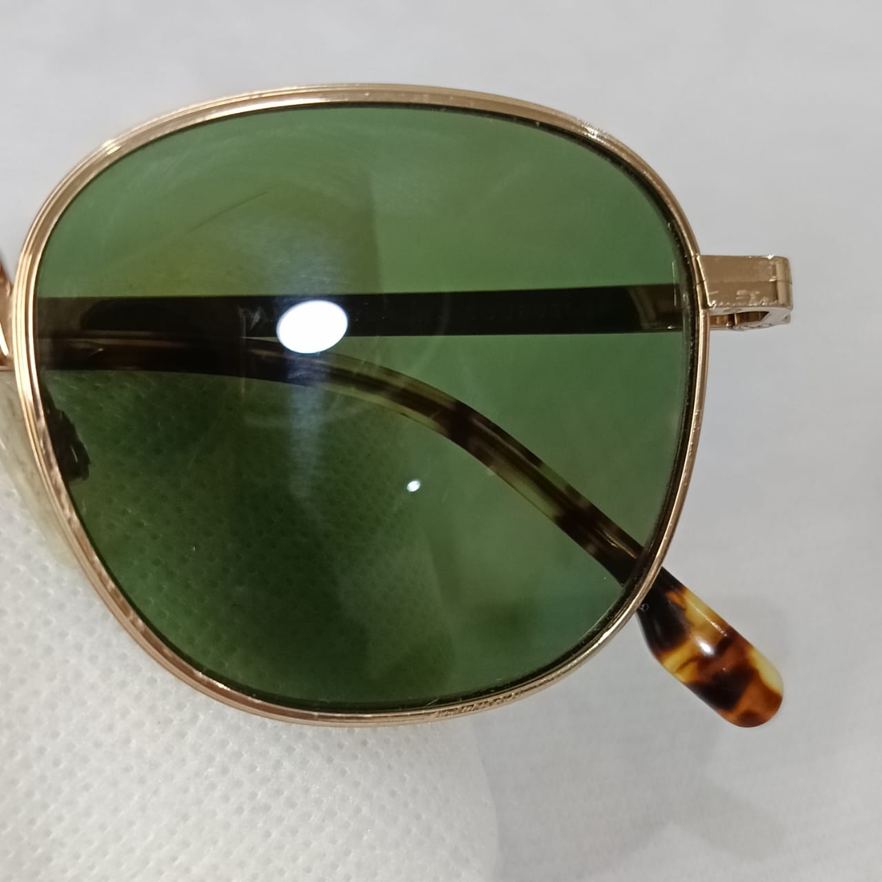 Lunette original en plaqué or vintage