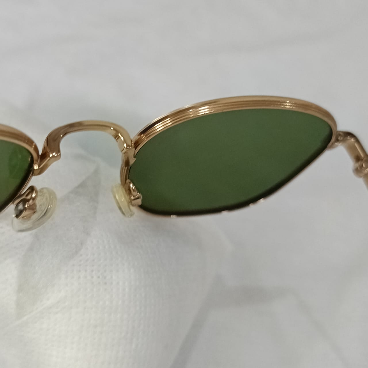 Lunette original en plaqué or vintage