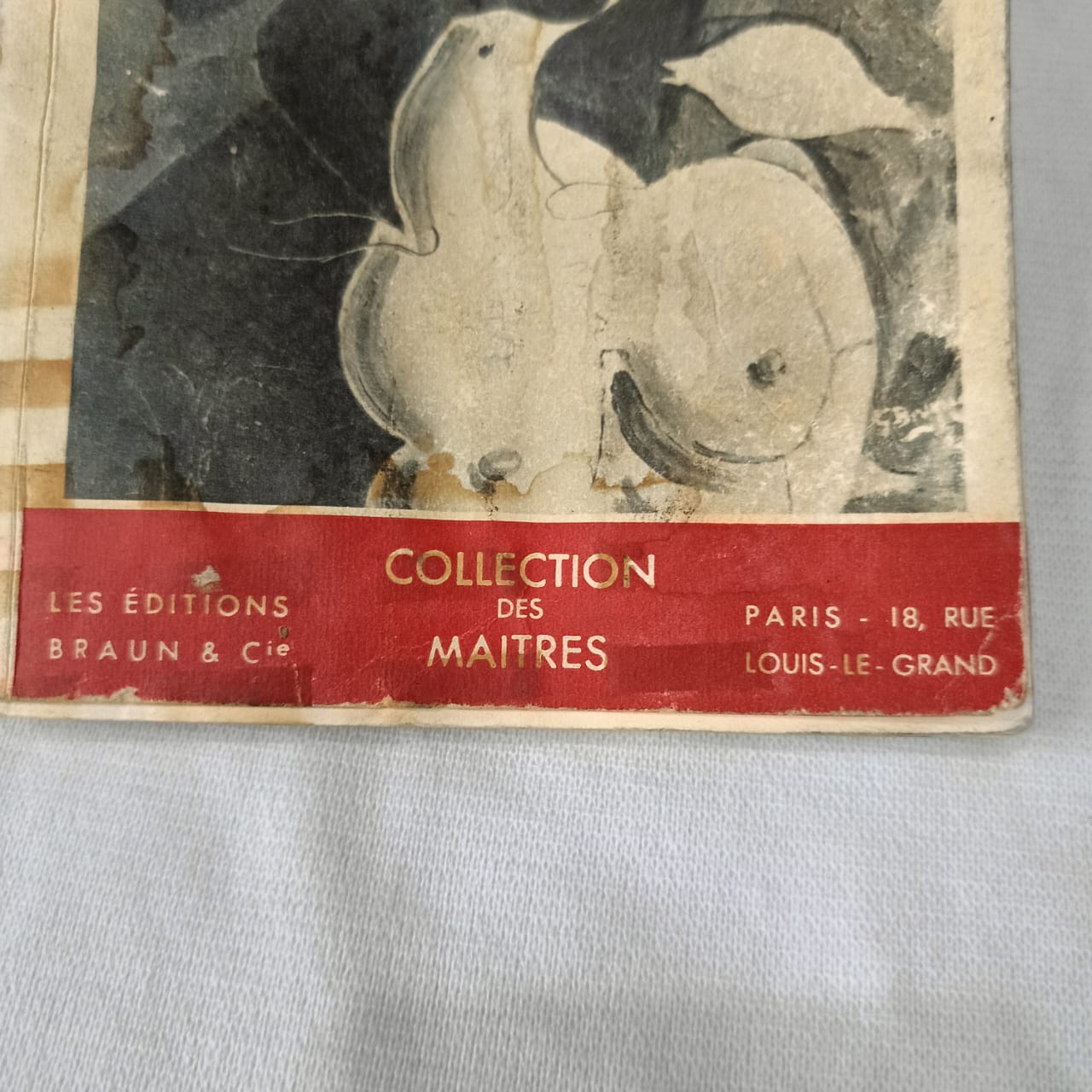 Livre sur peintre braque "collection des maîtres"