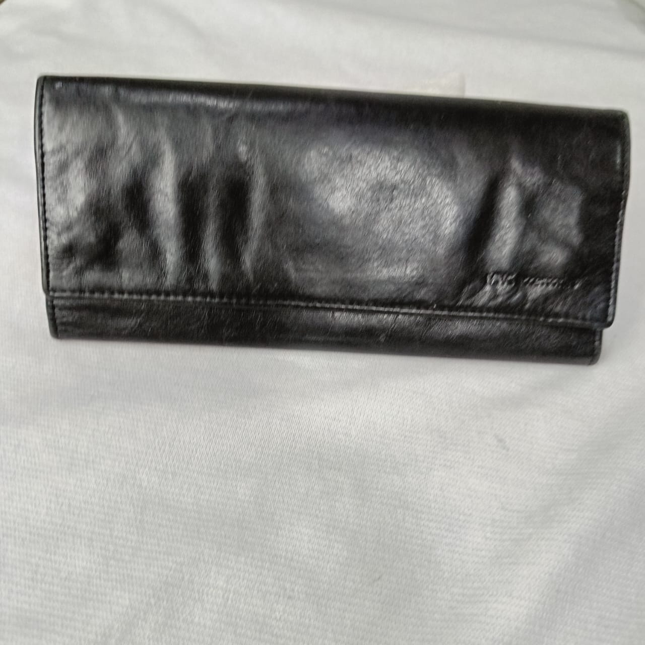 Portefeuille en cuir vintage original