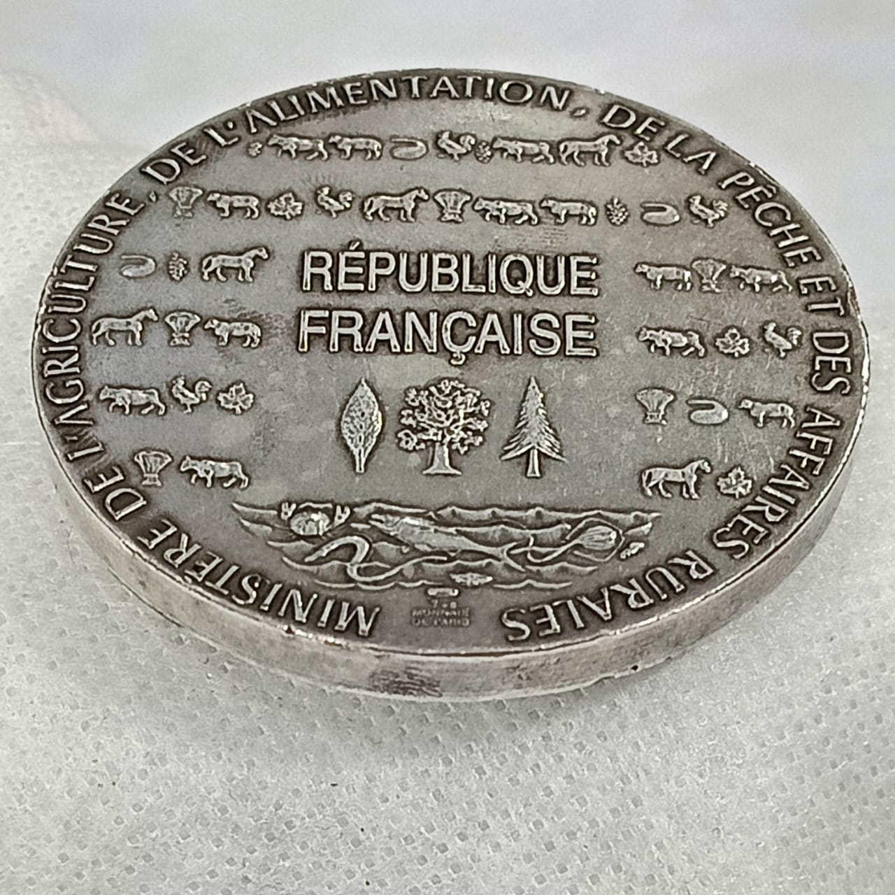 Médaille argent original France