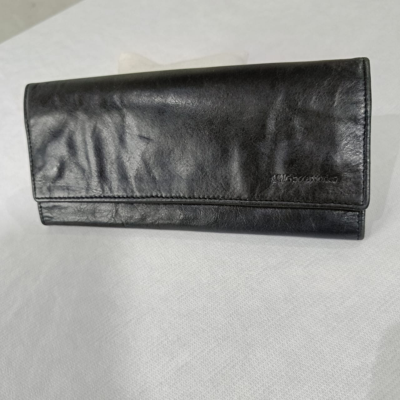 Portefeuille en cuir vintage original